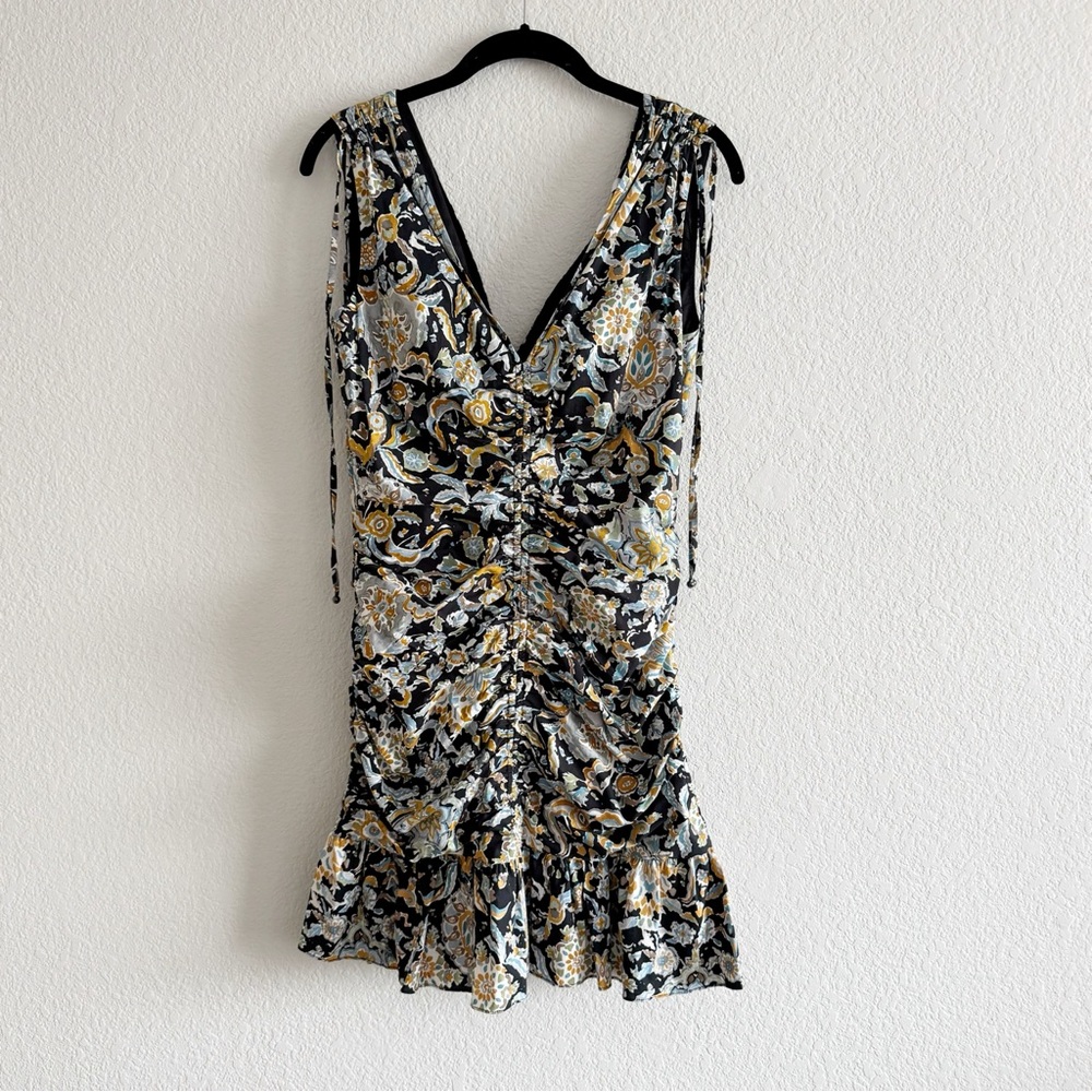NWT Veronica Beard Jackson Paisley Print Dress in Black Multi Women's Size 2 - Picture 3 of 9